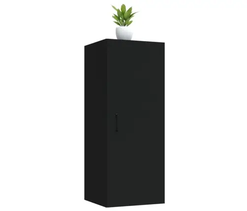 Piekarams Skapītis, Melns, 34,5X34X90 Cm, Inženierijas Koks Vidaxl