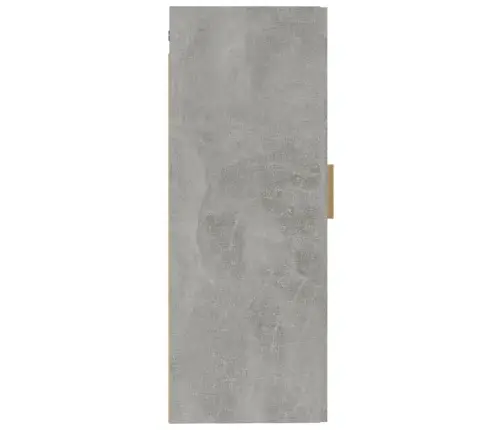 Sienas Skapītis, Betona Pelēks, 35X34X90 Cm, Inženierijas Koks Vidaxl