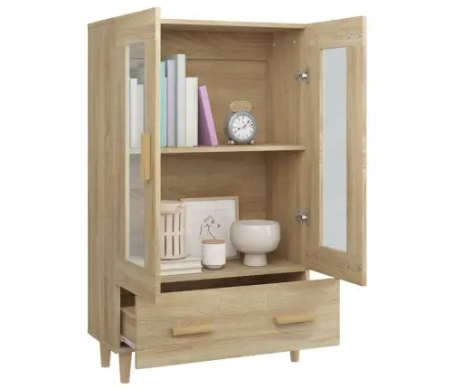 Kõrge Kapp, Sonoma Tamm, 70 X 31 X 115 cm Tehispuit