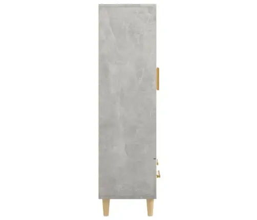 Augstais Skapītis, Betonpelēks, 70X31X115 Cm, Inženierijas Koks Vidaxl