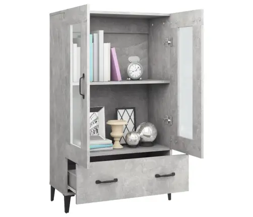 Augstais Skapītis, Betonpelēks, 70X31X115 Cm, Inženierijas Koks Vidaxl Augstais Skapītis, Betonpelēks, 70X31X115 Cm, Inženierijas Koks Vidaxl