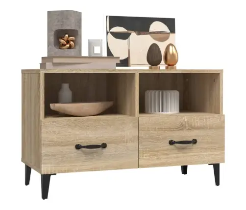 Telerikapp, Sonoma Tamm, 80 X 36 X 50 cm Tehispuit