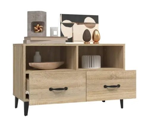 Telerikapp, Sonoma Tamm, 80 X 36 X 50 cm Tehispuit