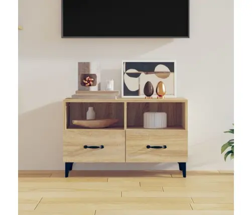 Telerikapp, Sonoma Tamm, 80 X 36 X 50 cm Tehispuit