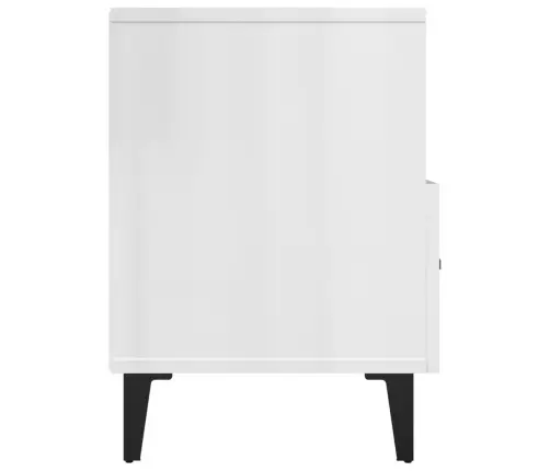 Tv Skapītis, Spīdīgi Balts, 80X36X50 Cm, Inženierijas Koks Vidaxl