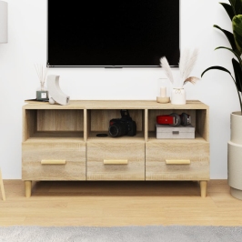 Tv Skapītis, Ozolkoka Krāsa, 102X36X50 Cm, Inženierijas Koks Vidaxl
