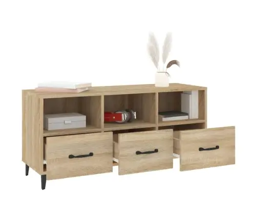 Tv Skapītis, Ozolkoka Krāsa, 102X35X50 Cm, Inženierijas Koks Vidaxl