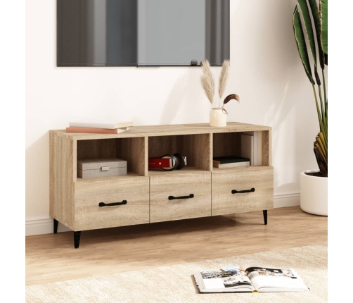Tv Skapītis, Ozolkoka Krāsa, 102X35X50 Cm, Inženierijas Koks Vidaxl