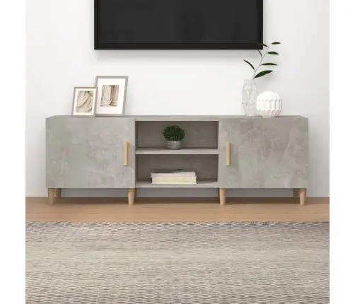 Telerikapp, Betoonhall, 150X30X50 cm Tehispuit
