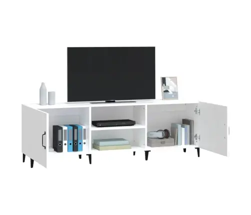 Tv Skapītis, Balts, 150X30X50 Cm, Inženierijas Koks Vidaxl