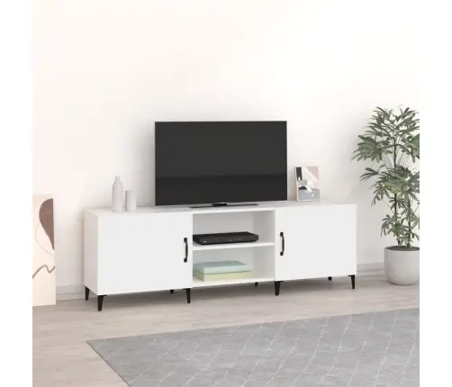 Tv Skapītis, Balts, 150X30X50 Cm, Inženierijas Koks Vidaxl