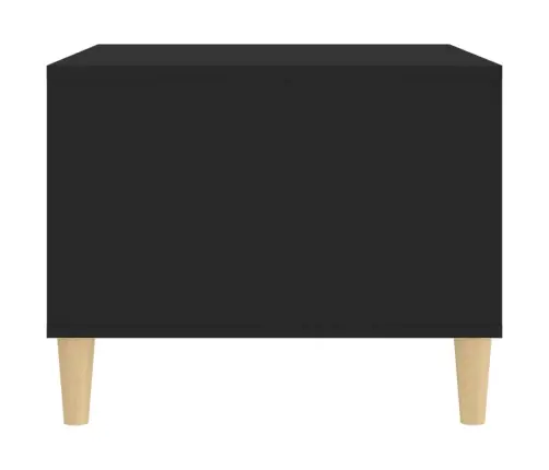 Kafijas Galdiņš, Melns, 60X50X40 Cm, Inženierijas Koks Vidaxl