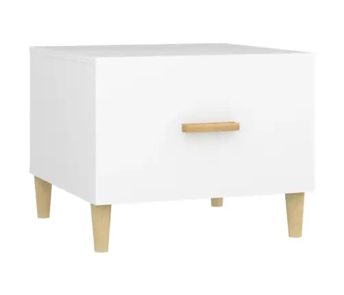 Kafijas Galdiņi, 2 Gab., Balti, 50X50X40 Cm, Inženierijas Koks Vidaxl