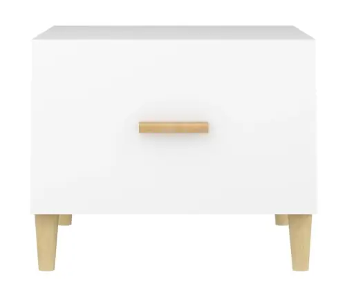 Kafijas Galdiņi, 2 Gab., Balti, 50X50X40 Cm, Inženierijas Koks Vidaxl