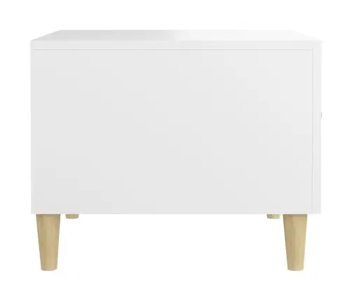 Kafijas Galdiņi, 2 Gab., Balti, 50X50X40 Cm, Inženierijas Koks Vidaxl