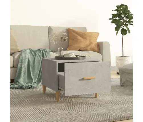 Kafijas Galdiņi, 2 Gab., Pelēki, 50X50X40 Cm, Inženierijas Koks Vidaxl