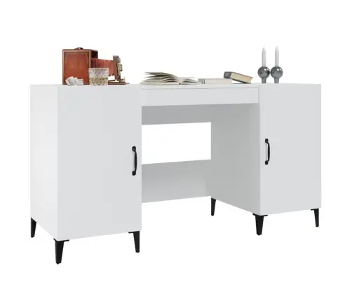 Rakstāmgalds, Balts, 140X50X75 Cm, Inženierijas Koks Vidaxl