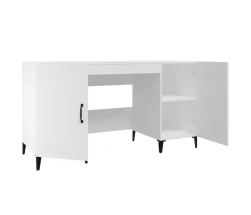 Rakstāmgalds, Balts, 140X50X75 Cm, Inženierijas Koks Vidaxl