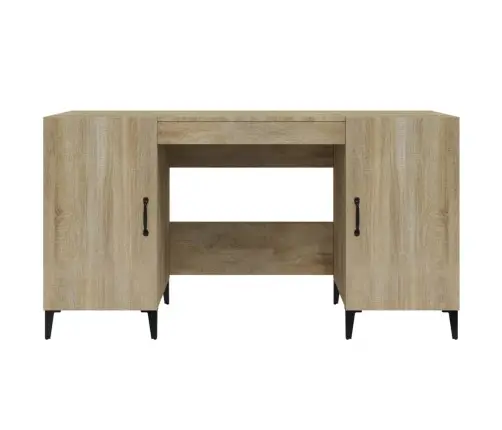 Rakstāmgalds, Ozolkoka Krāsa, 140X50X75 Cm, Inženierijas Koks Vidaxl