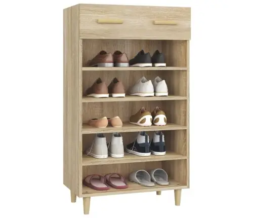 Jalatsikapp, Sonoma Tamm, 60 X 35 X 105 cm Tehispuit