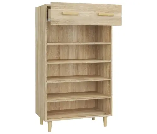 Jalatsikapp, Sonoma Tamm, 60 X 35 X 105 cm Tehispuit