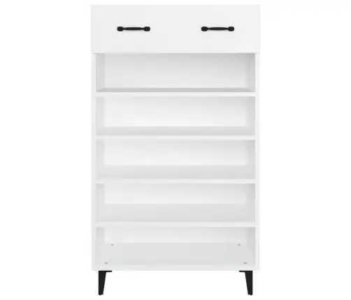 Spintelė Batams, Baltos Spalvos, 60X35X105cm Apdirbta Mediena