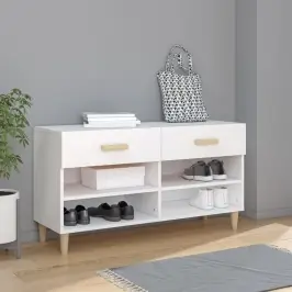 Apavu Skapītis, Balts, 102X35X55 Cm, Inženierijas Koks Vidaxl Apavu Skapītis, Balts, 102X35X55 Cm, Inženierijas Koks Vidaxl