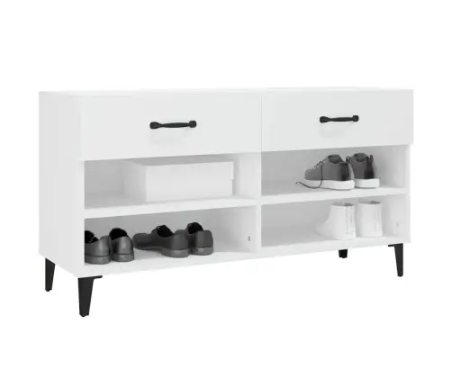Apavu Skapītis, Balts, 102X35X55 Cm, Inženierijas Koks Vidaxl Apavu Skapītis, Balts, 102X35X55 Cm, Inženierijas Koks Vidaxl