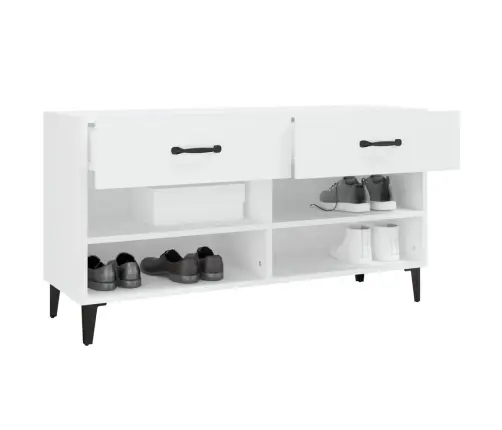 Apavu Skapītis, Balts, 102X35X55 Cm, Inženierijas Koks Vidaxl Apavu Skapītis, Balts, 102X35X55 Cm, Inženierijas Koks Vidaxl