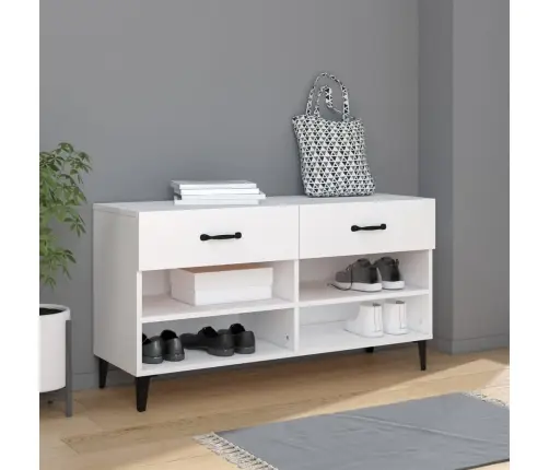 Apavu Skapītis, Balts, 102X35X55 Cm, Inženierijas Koks Vidaxl Apavu Skapītis, Balts, 102X35X55 Cm, Inženierijas Koks Vidaxl