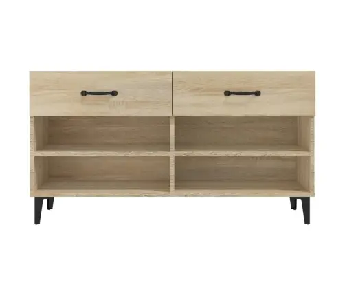 Apavu Skapītis, Ozolkoka Krāsa, 102X35X55 Cm, Inženierijas Koks Vidaxl