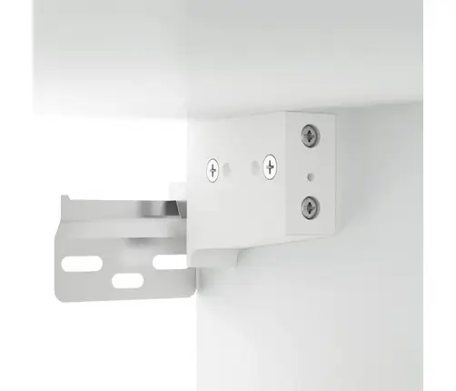 Sienas Naktsskapītis, Balts, 35X35X20 Cm Vidaxl