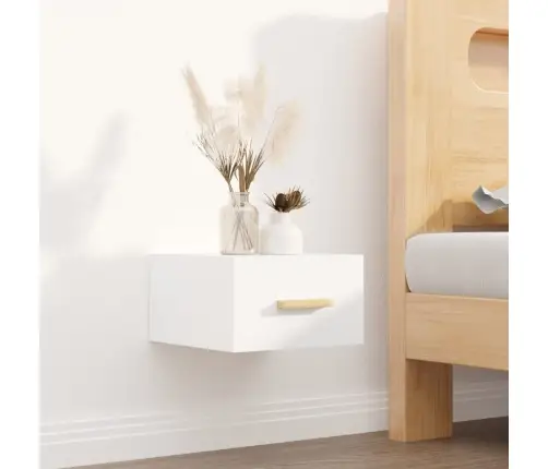 Sienas Naktsskapīši, 2 Gab., Balti, 35X35X20 Cm Vidaxl