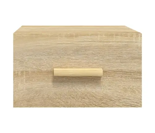 Prie Sienos Montuojama Naktinė Spintelė, Ąžuolo, 35X35X20Cm Prie Sienos Montuojama Naktinė Spintelė, Ąžuolo, 35X35X20Cm