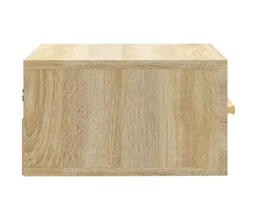 Prie Sienos Montuojama Naktinė Spintelė, Ąžuolo, 35X35X20Cm Prie Sienos Montuojama Naktinė Spintelė, Ąžuolo, 35X35X20Cm