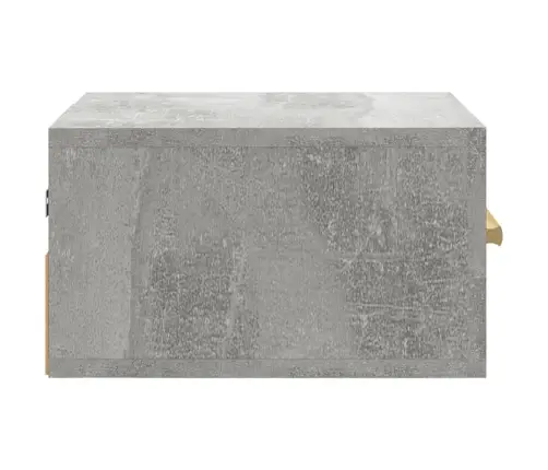 Sienas Naktsskapīši, 2 Gab., Betona Pelēki, 35X35X20 Cm Vidaxl