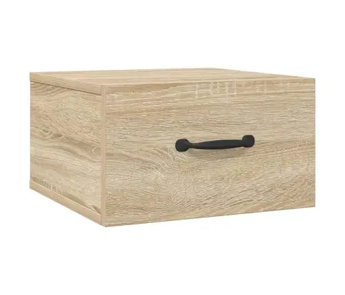 Sienas Naktsskapīši, 2 Gab., Ozolkoka Krāsa, 35X35X20 Cm   Vidaxl