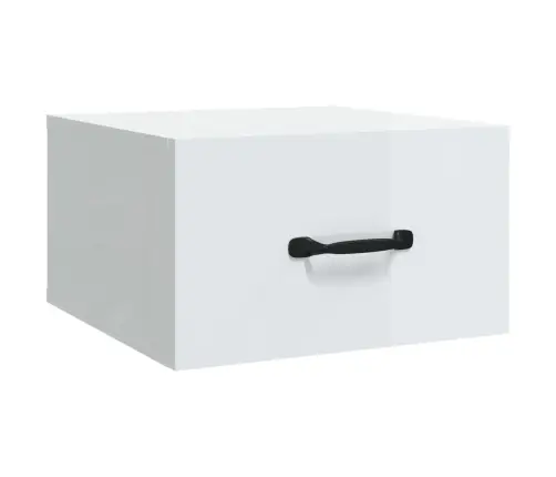 Seinale Kinnitatav Öökapp, Kõrgläikega Valge, 35 X 35 X 20 Cm