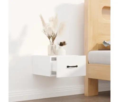 Seinale Kinnitatav Öökapp, Kõrgläikega Valge, 35 X 35 X 20 Cm