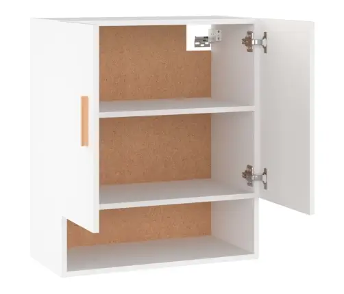 Sienas Skapītis, Balts, 60X31X70 Cm, Inženierijas Koks Vidaxl