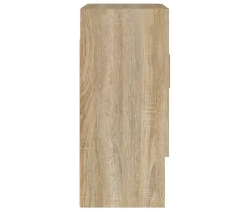 Sienas Skapītis, Ozolkoka Krāsa, 60X31X70 Cm, Inženierijas Koks Vidaxl