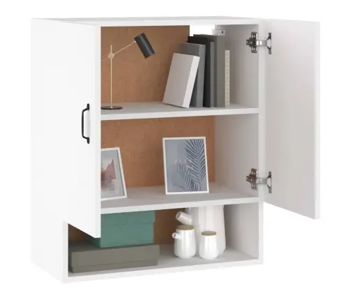 Sieninė Spintelė, Balta, 60X31X70cm Apdirbta Mediena