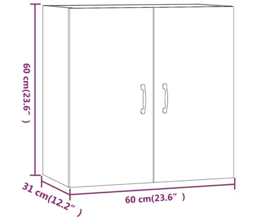 Seinakapp, Valge, 60 X 31 X 60 cm Tehispuit