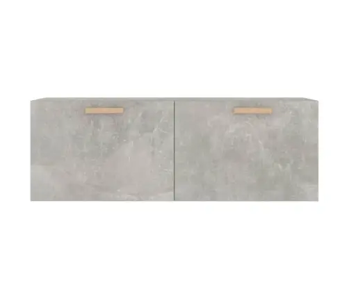Sienas Skapītis, Betonpelēks, 100X36,5X35 Cm, Inženierijas Koks Vidaxl