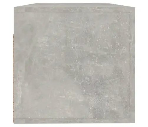 Sienas Skapītis, Betonpelēks, 100X36,5X35 Cm, Inženierijas Koks Vidaxl