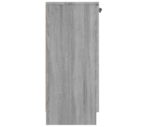 Kumode, Pelēka Ozolkoka Krāsa, 60X30X70 Cm, Inženierijas Koks Vidaxl