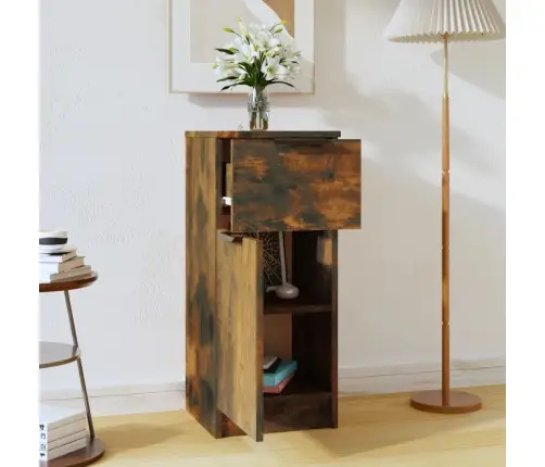 Puhvetkapp, Suitsutatud Tamm, 30 X 30 X 70 cm Tehispuit