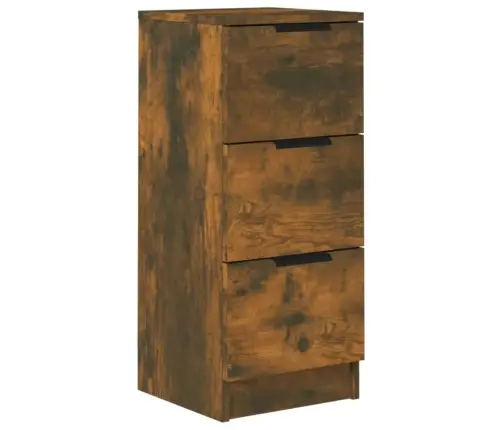 Šoninė Spintelė, Dūminio Ąžuolo, 30X30X70cm Apdirbta Mediena