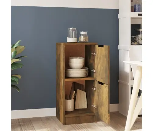 Kumode, Ozolkoka Krāsa, 30X30X70 Cm, Inženierijas Koks Vidaxl