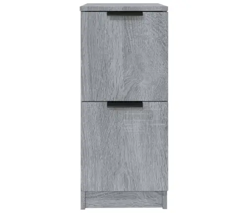 Puhvetkapid 2 Tk, Hall Sonoma Tamm, 30 X 30 X 70 cm Tehispuit